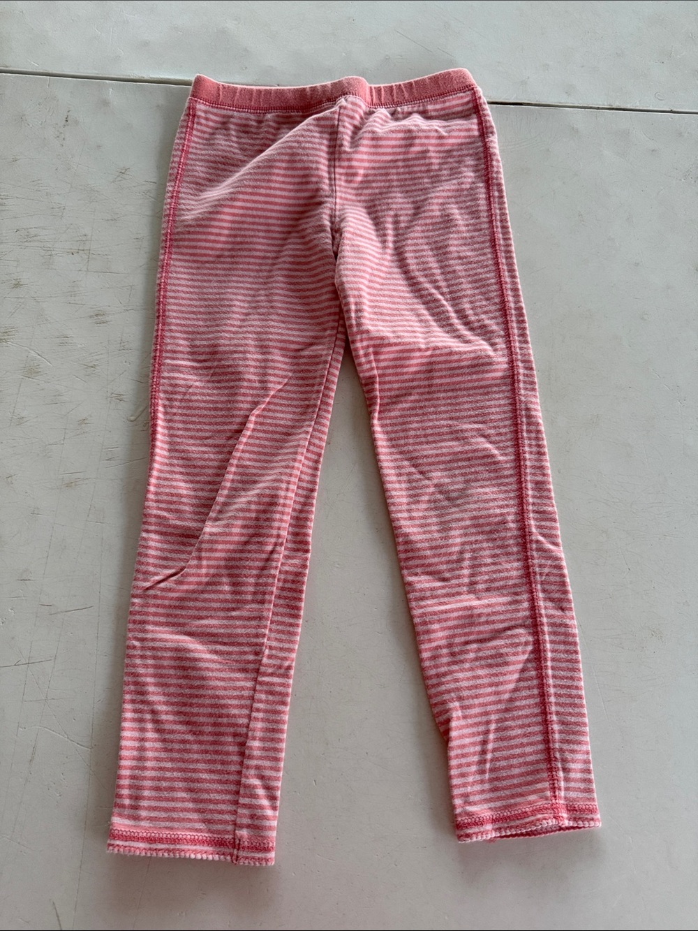 GAPKIDS Pink and White Striped Girls' Pajama Bottoms